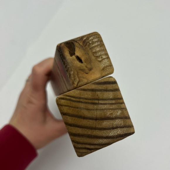 Vintage ⚜️♥️⚜️ Block Holiday Sign - Picture 10 of 10